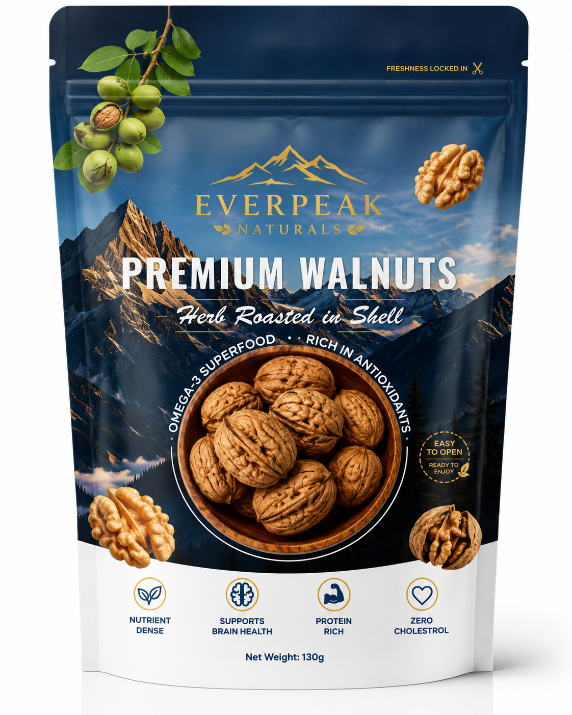 Everpeak Naturals 130 gram pouch