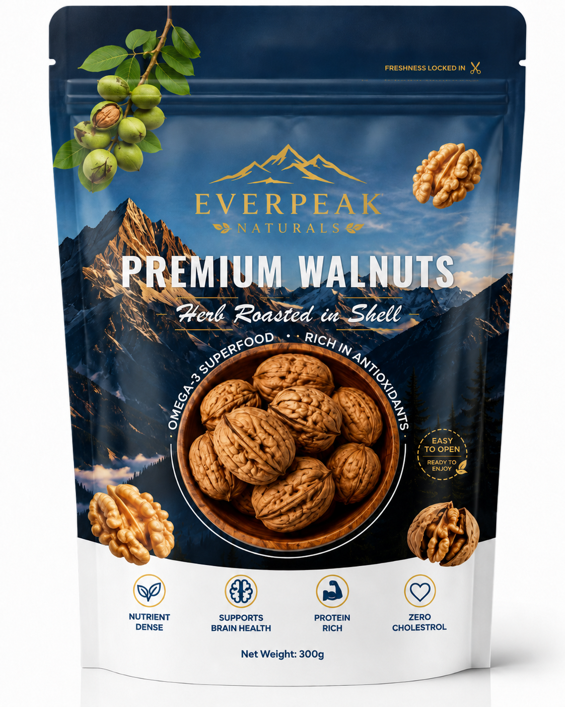 Everpeak Naturals 300 gram pouch
